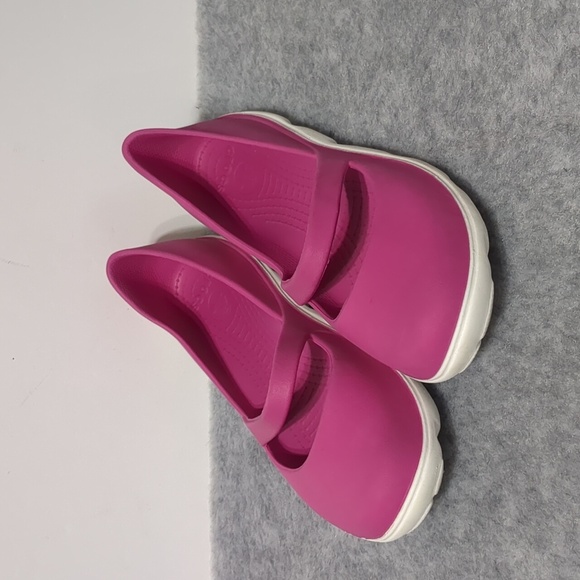 Women’s Crocs Duet Sport Mary Jane  Fuchsia Pink size 10 - Picture 2 of 6